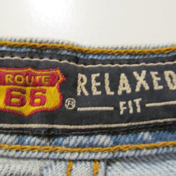 Vintage 80s 90s Route 66 Womens Jeans Light Wash Size 18 18W (35 x 30) - Picture 8 of 12